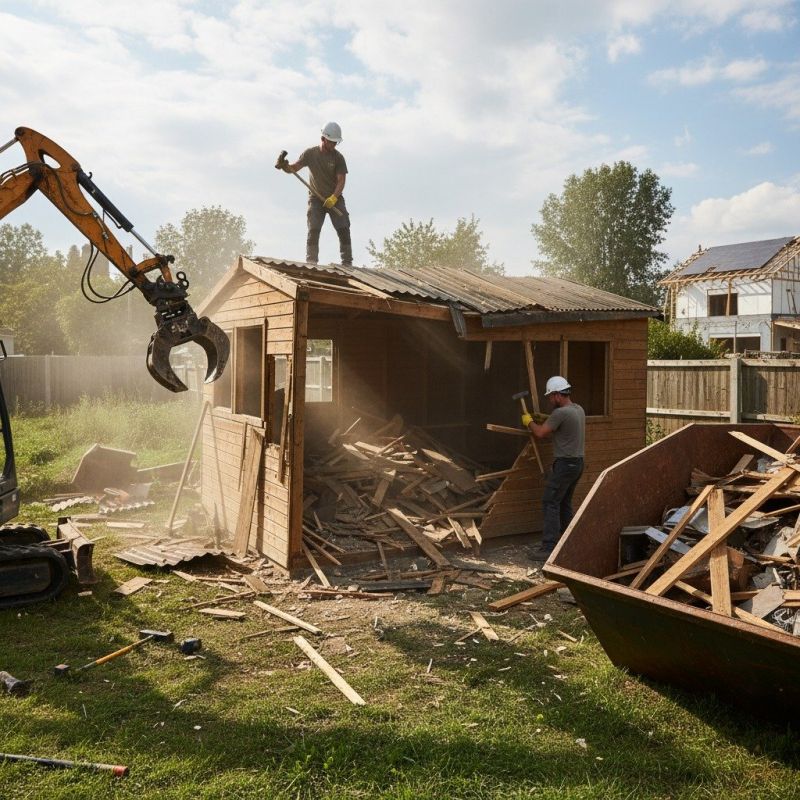 Local Garden Shed Removal Service pros at work
